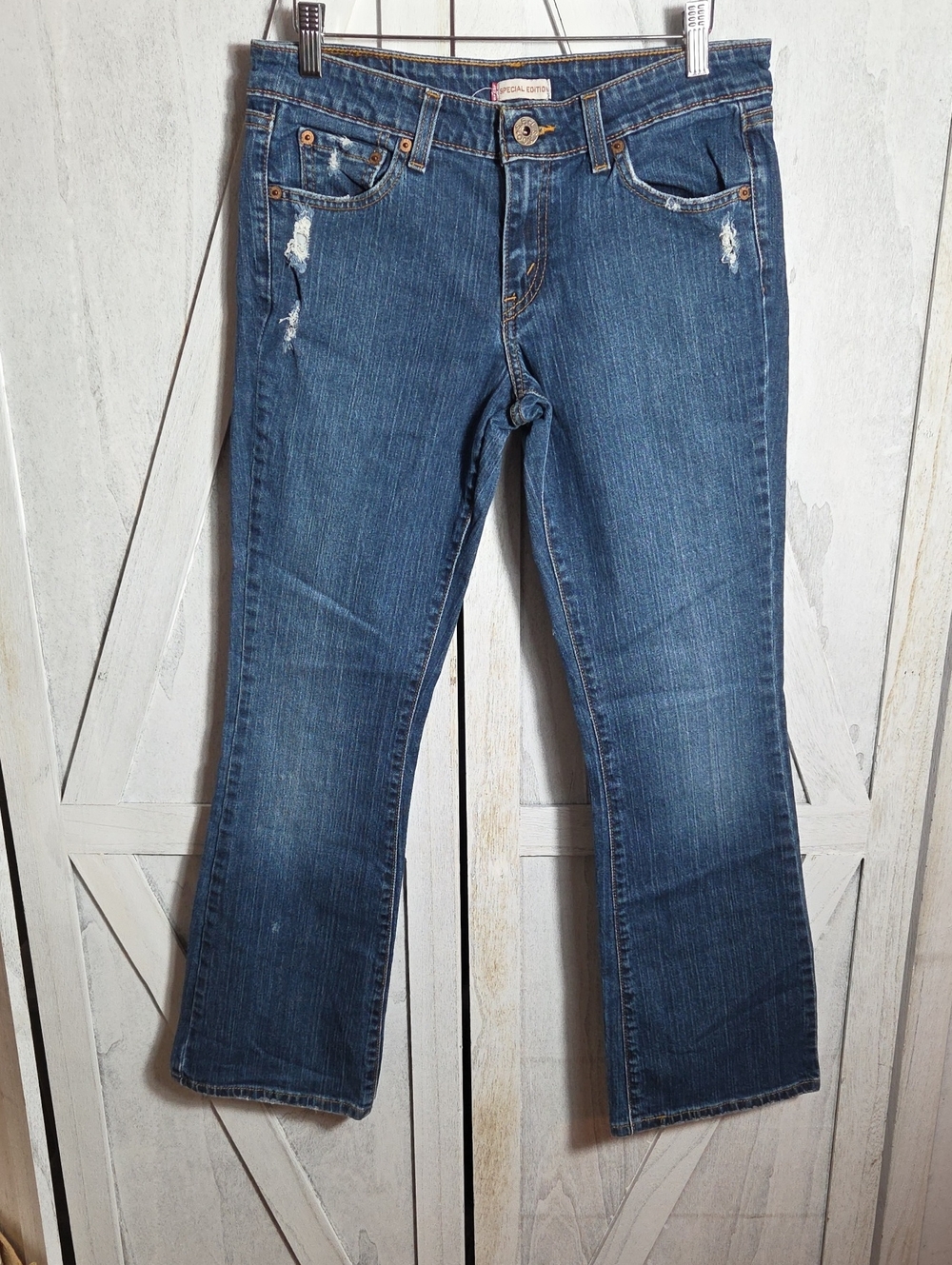 Levi's Special Edition Distressed Bootcut Jeans Size 9